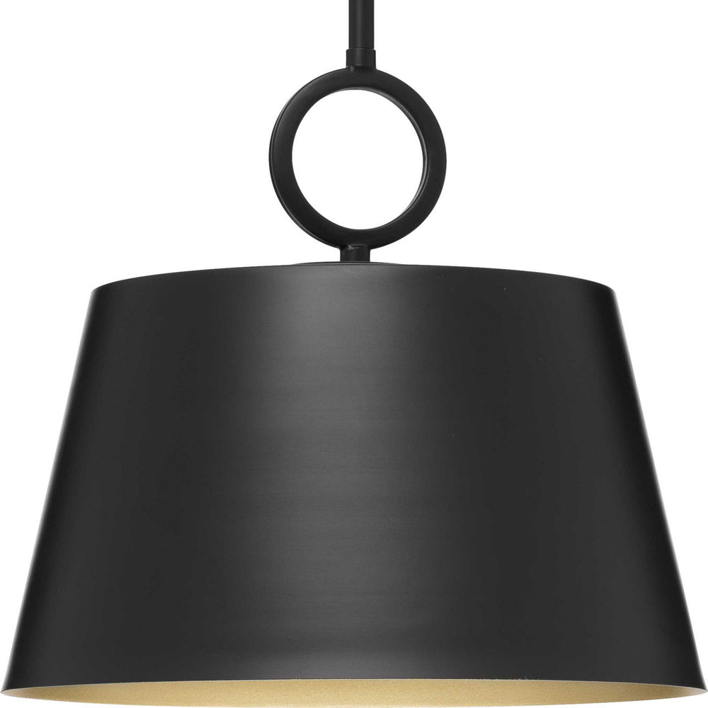 Progress Canada - One Light Pendant - Parkhurst - Matte Black- Union Lighting Luminaires Decor
