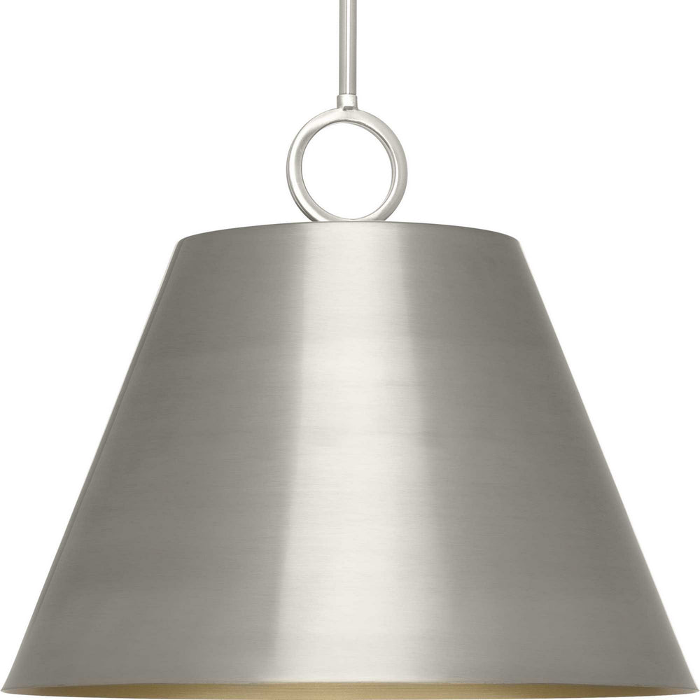 Progress Canada - Three Light Pendant - Parkhurst - Brushed Nickel- Union Lighting Luminaires Decor