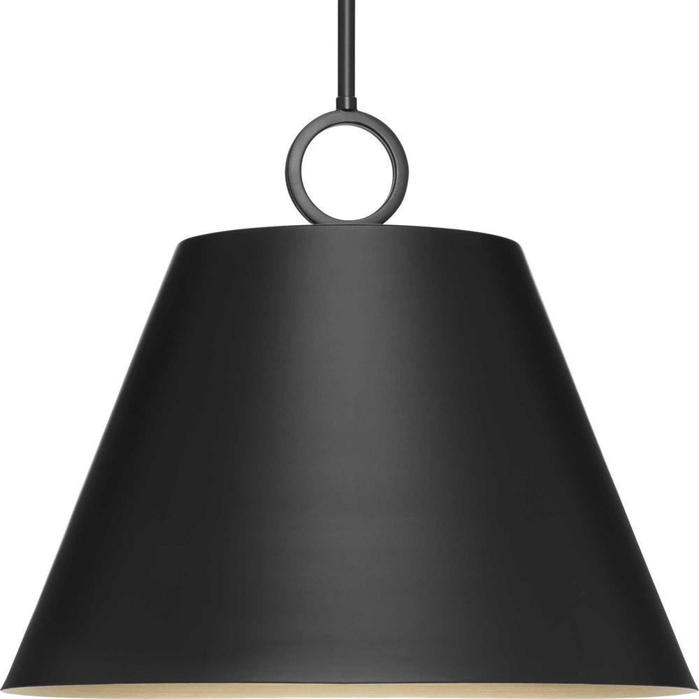Progress Canada - Three Light Pendant - Parkhurst - Matte Black- Union Lighting Luminaires Decor