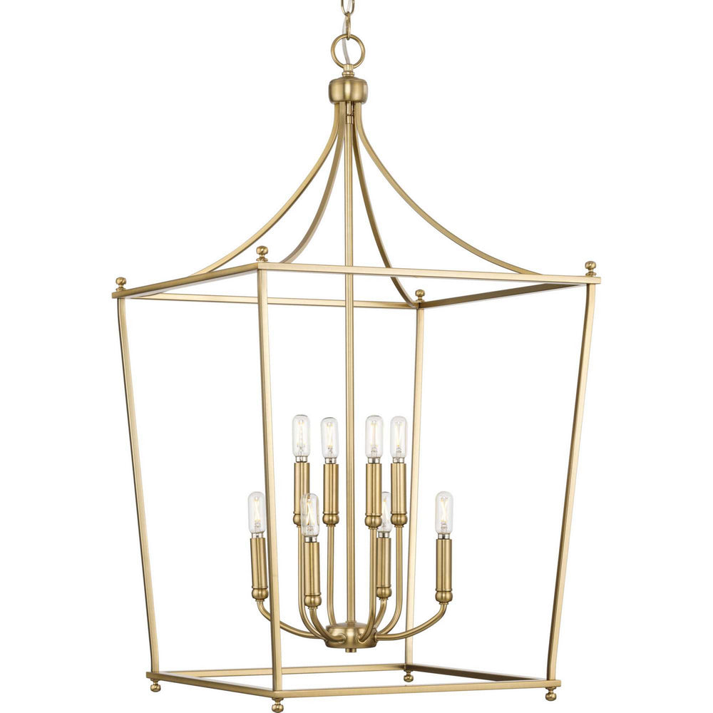 Progress Canada - Eight Light Foyer Chandelier - Parkhurst - Brushed Bronze- Union Lighting Luminaires Decor