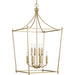Progress Canada - Eight Light Foyer Chandelier - Parkhurst - Brushed Bronze- Union Lighting Luminaires Decor