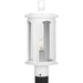 Progress Canada - One Light Outdoor Post Mount - Gables - Satin White- Union Lighting Luminaires Decor