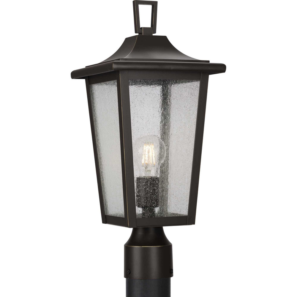 Progress Canada - One Light Outdoor Post Mount - Padgett - Antique Bronze- Union Lighting Luminaires Decor