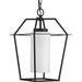 Progress Canada - One Light Outdoor Hanging Lantern - Chilton - Black- Union Lighting Luminaires Decor