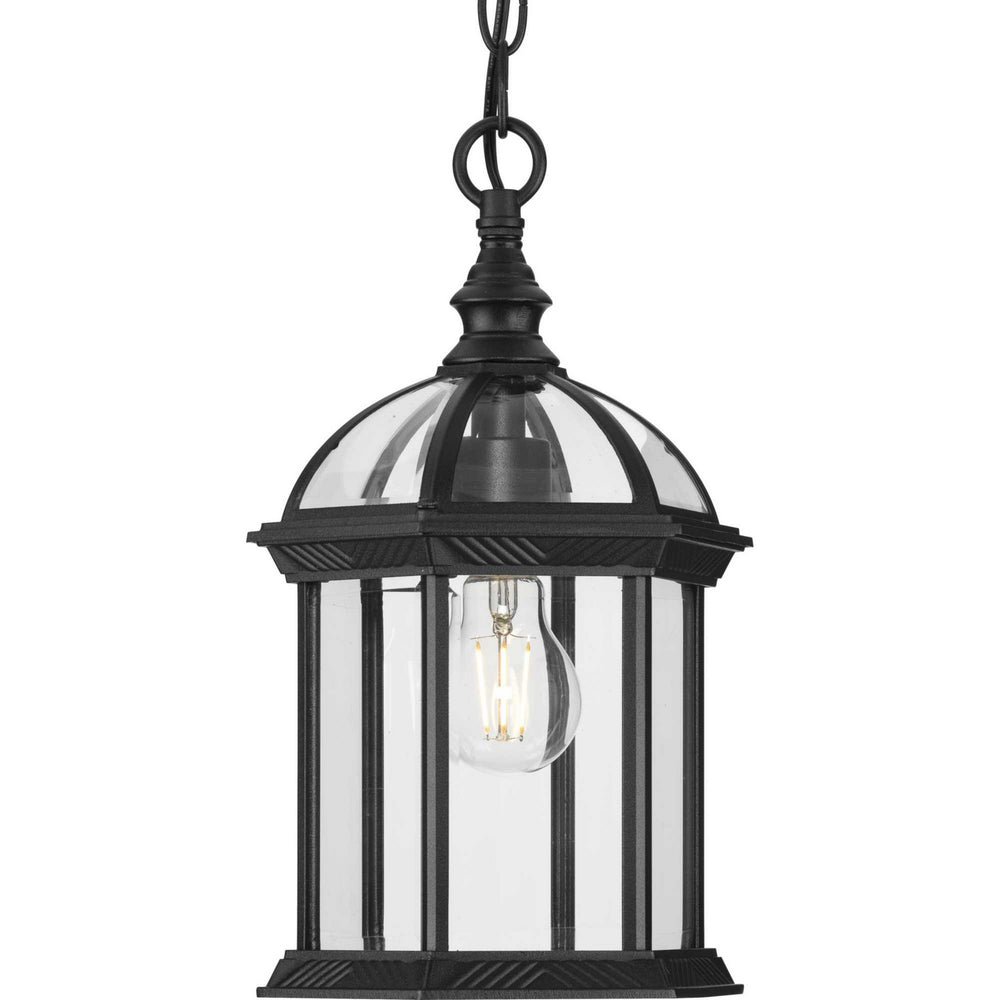 Progress Canada - One Light Outdoor Hanging Lantern - Dillard - Black- Union Lighting Luminaires Decor