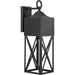 Progress Canada - One Light Outdoor Wall Lantern - Birkdale - Black- Union Lighting Luminaires Decor