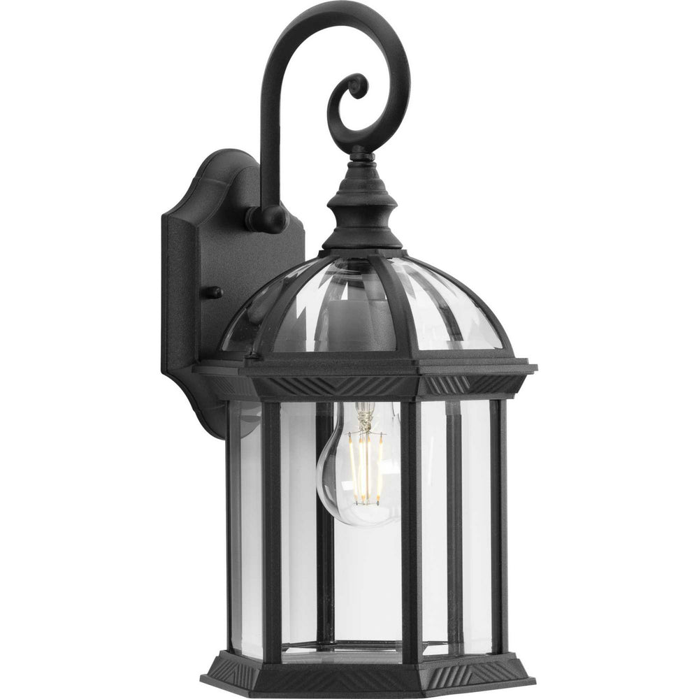 Progress Canada - One Light Outdoor Wall Lantern - Dillard - Black- Union Lighting Luminaires Decor