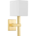 Progress Canada - One Light Wall Sconce - Metro - Satin Brass- Union Lighting Luminaires Decor
