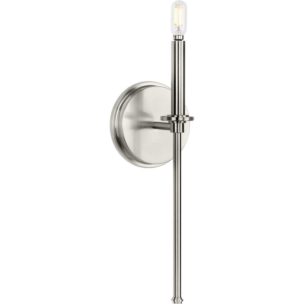 Progress Canada - One Light Wall Bracket - Elara - Brushed Nickel- Union Lighting Luminaires Decor