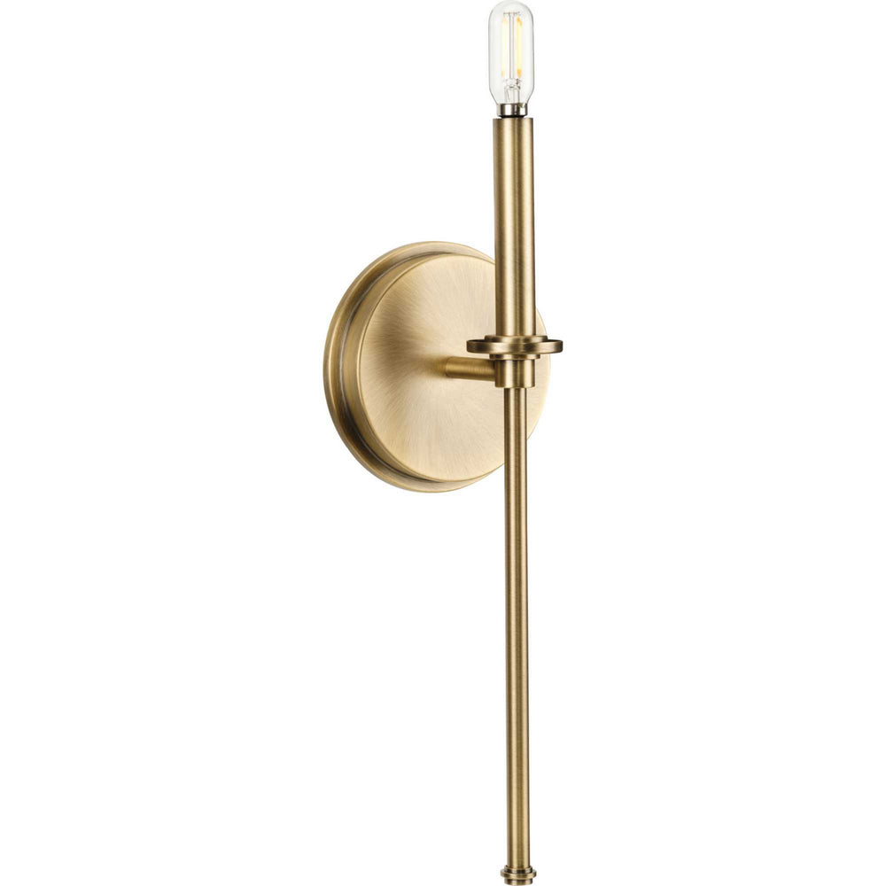 Progress Canada - One Light Wall Bracket - Elara - Vintage Brass- Union Lighting Luminaires Decor