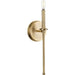 Progress Canada - One Light Wall Bracket - Elara - Vintage Brass- Union Lighting Luminaires Decor