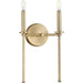 Progress Canada - Two Light Wall Bracket - Elara - Vintage Brass- Union Lighting Luminaires Decor