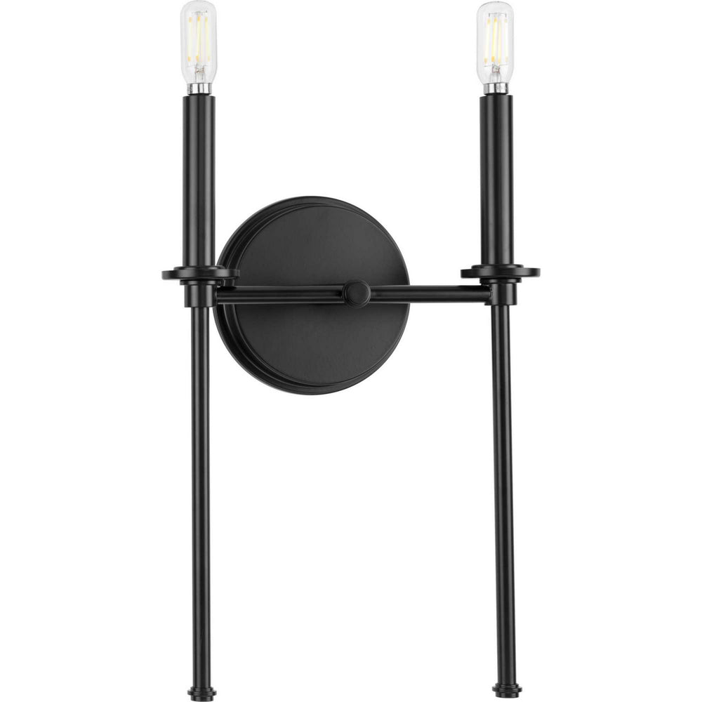 Progress Canada - Two Light Wall Bracket - Elara - Matte Black- Union Lighting Luminaires Decor