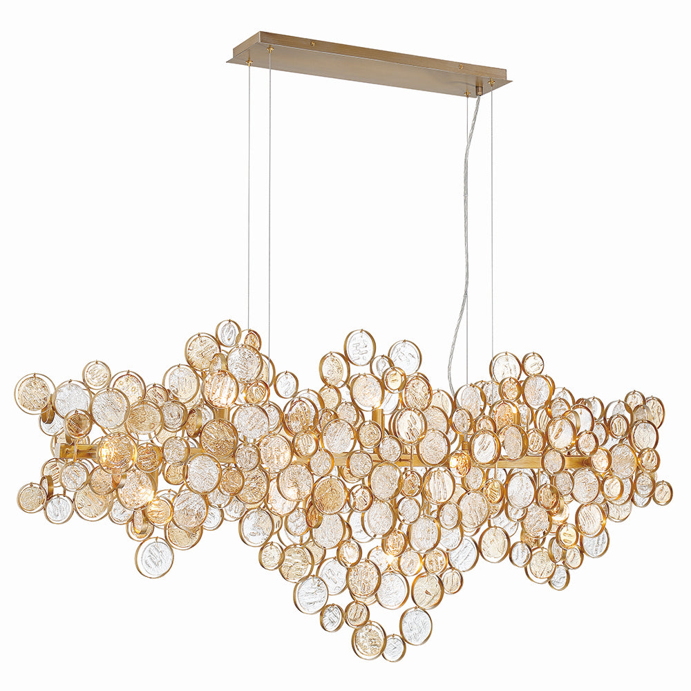 Eurofase Canada - 15 Light Chandelier - Trento - Antique Gold- Union Lighting Luminaires Decor