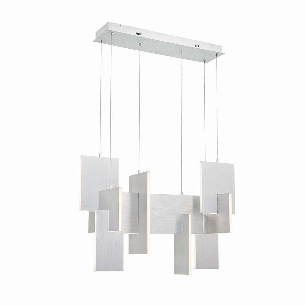 Eurofase Canada - COBURG-CHD-33IN-SL - COBURG - Silver- Union Lighting Luminaires Decor