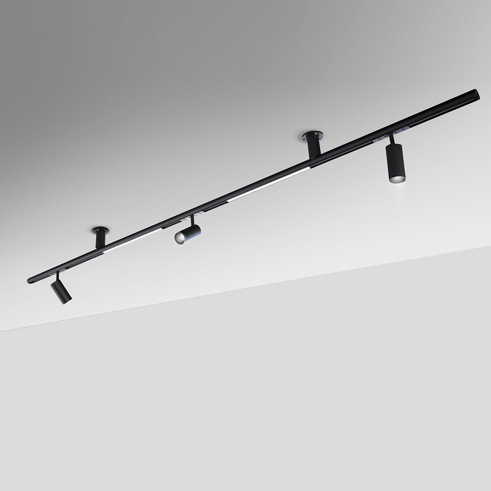 Eurofase Canada - MAST 6' SUR MT,3 SPOT,2 LNS BK - Black- Union Lighting Luminaires Decor