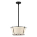 Eurofase Canada - Three Light Semi Flush Mount - Pulito - Matte Black- Union Lighting Luminaires Decor