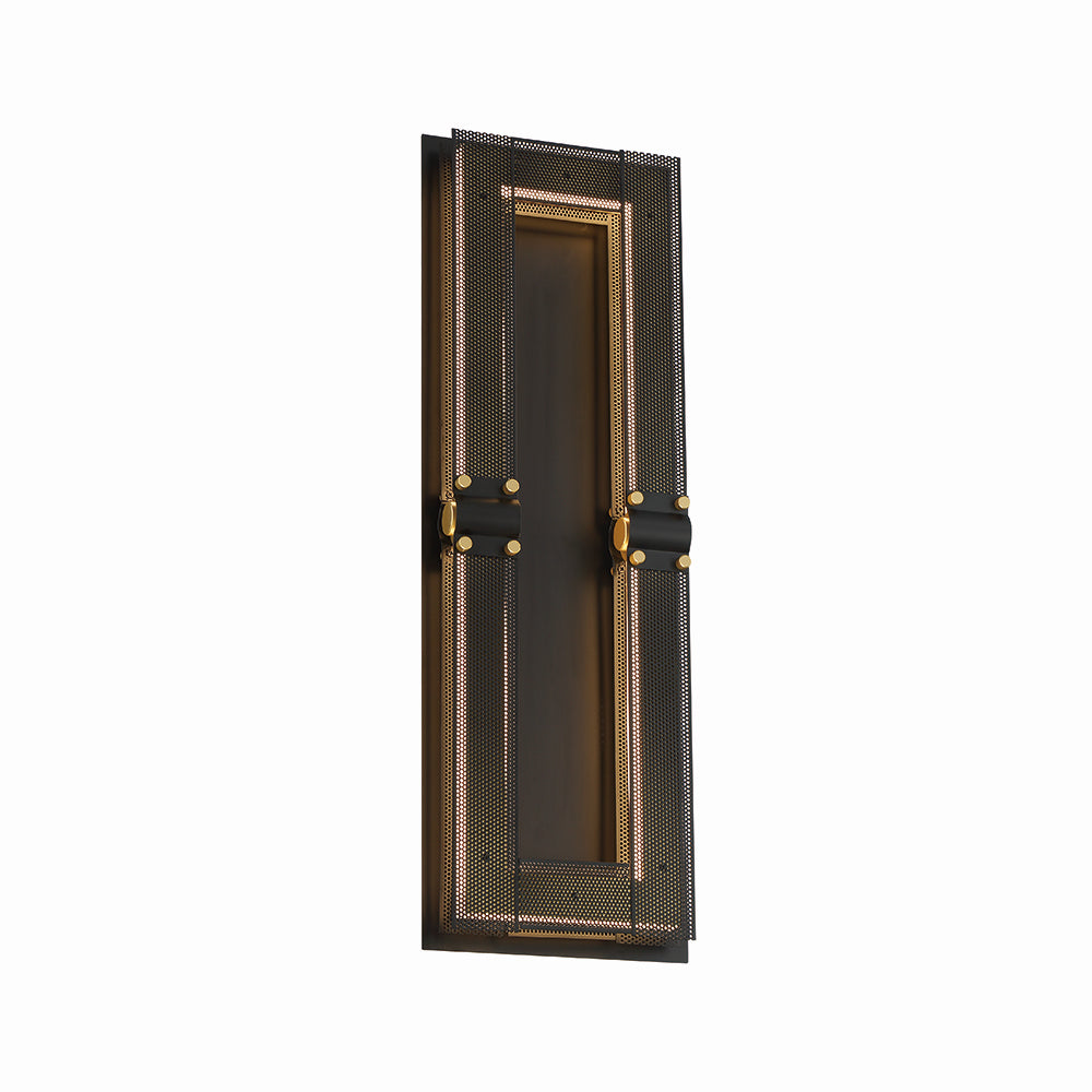 Eurofase Canada - LED Outdoor Wall Sconce - Admiral - Black/Gold- Union Lighting Luminaires Decor