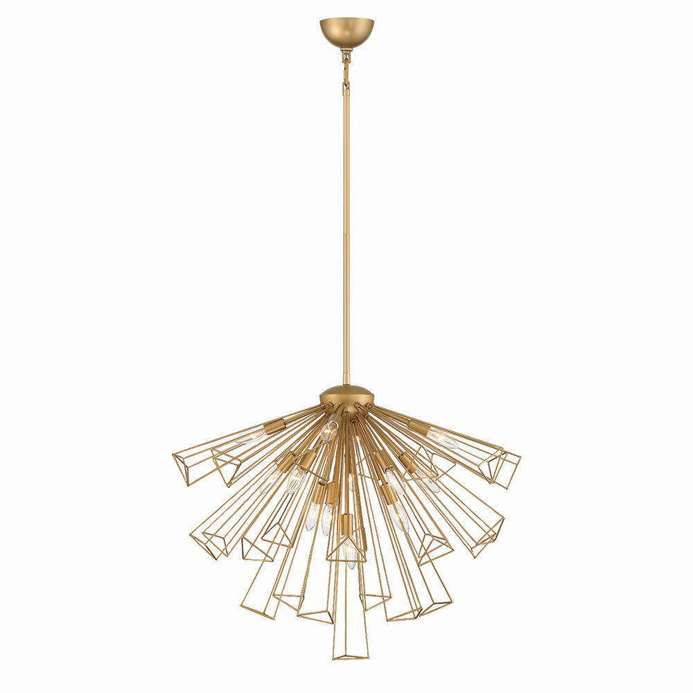 Eurofase Canada - DENDELIO-CHD-13LT-30IN-GD - DENDELIO - Gold- Union Lighting Luminaires Decor