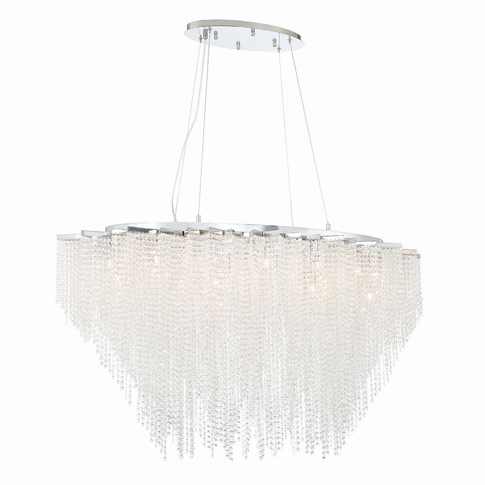 Eurofase Canada - 18 Light Chandelier - Cohen - Chrome- Union Lighting Luminaires Decor