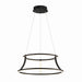 Eurofase Canada - CADOUX-CHD-20IN-BK-WH - CADOUX - Black- Union Lighting Luminaires Decor