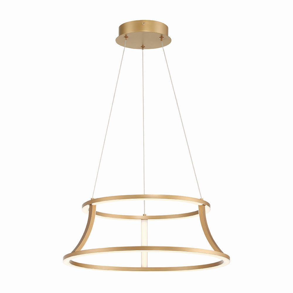 Eurofase Canada - CADOUX-CHD-20IN-GD-WH - CADOUX - Gold- Union Lighting Luminaires Decor