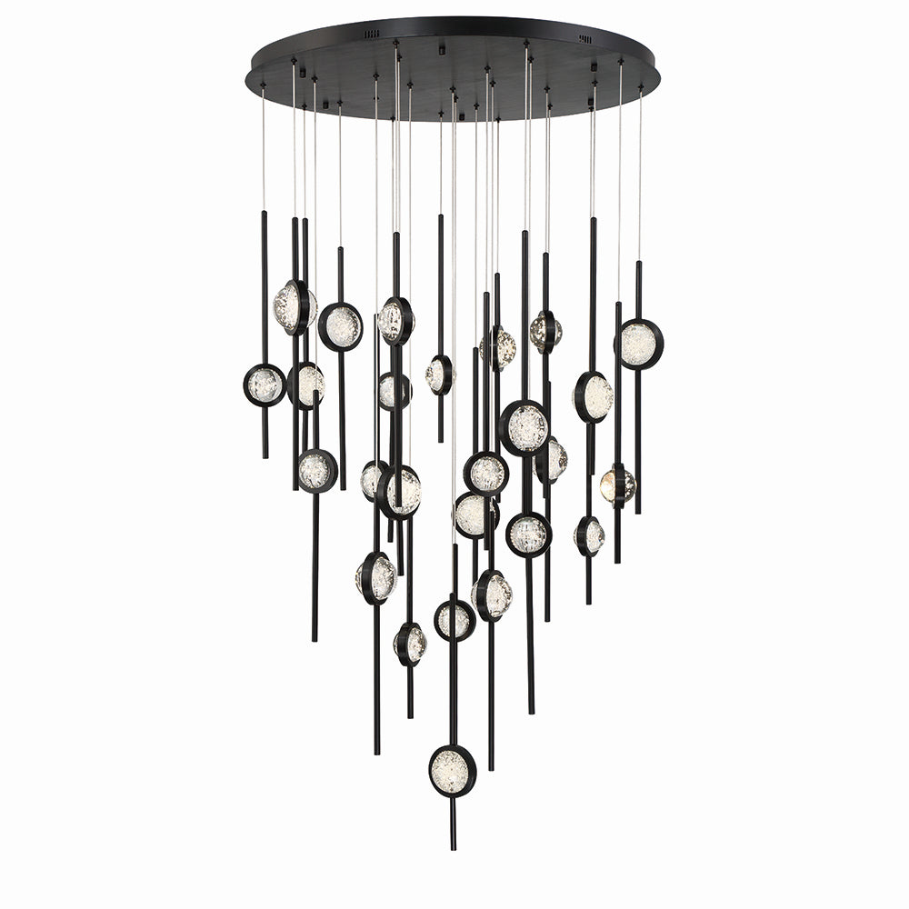 Eurofase Canada - LED Chandelier - Barletta - Black- Union Lighting Luminaires Decor