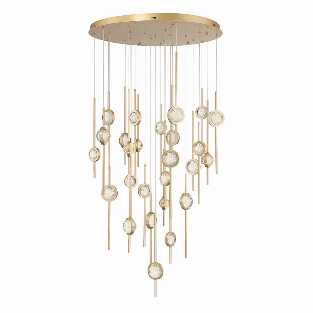 Eurofase Canada - LED Chandelier - Barletta - Gold- Union Lighting Luminaires Decor