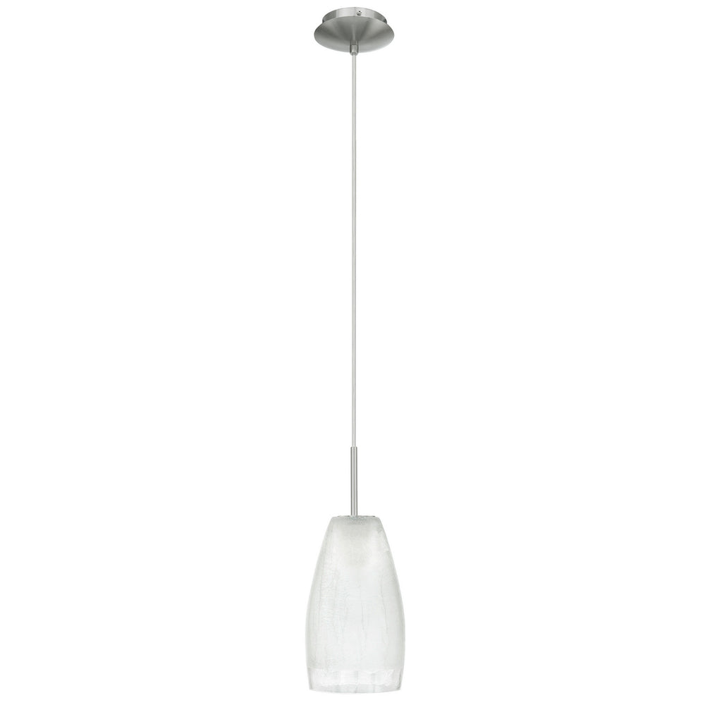 Eglo Canada - One Light Pendant - Crash - Matte Nickel- Union Lighting Luminaires Decor