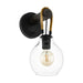 Eglo Canada - One Light Wall Sconce - Roding - Structured Black- Union Lighting Luminaires Decor