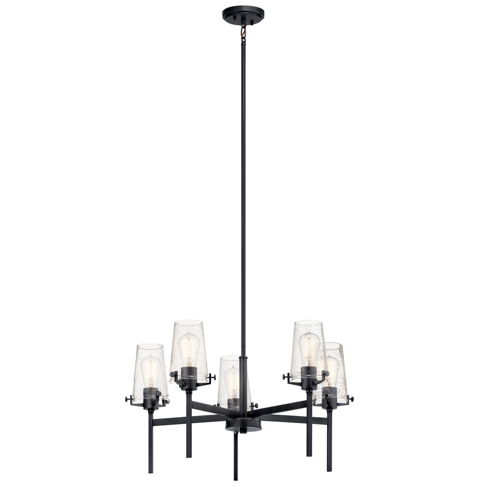 Kichler Canada - Five Light Chandelier - Alton - Black- Union Lighting Luminaires Decor