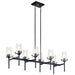Kichler Canada - Eight Light Linear Chandelier - Alton - Black- Union Lighting Luminaires Decor