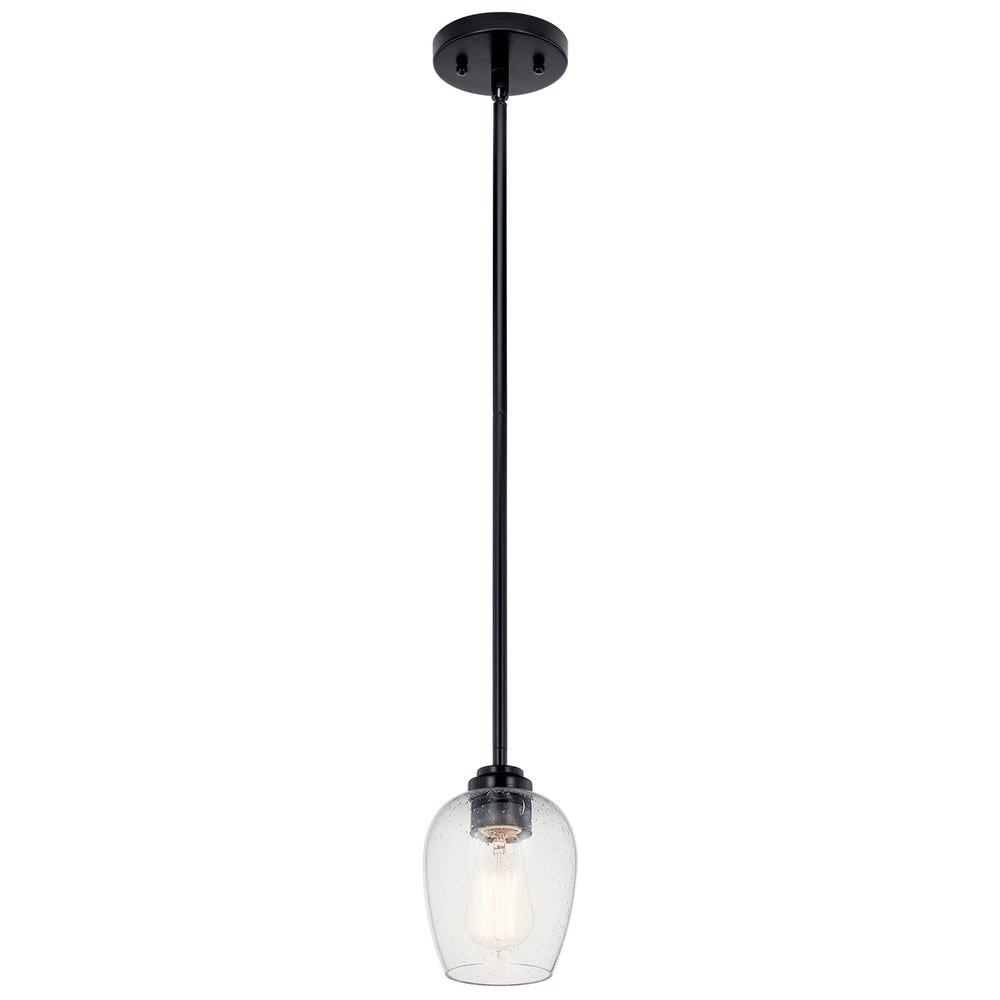 Kichler Canada - One Light Mini Pendant - Valserrano - Black- Union Lighting Luminaires Decor