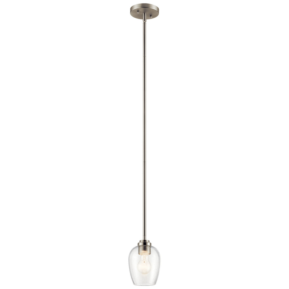 Kichler Canada - One Light Mini Pendant - Valserrano - Brushed Nickel- Union Lighting Luminaires Decor