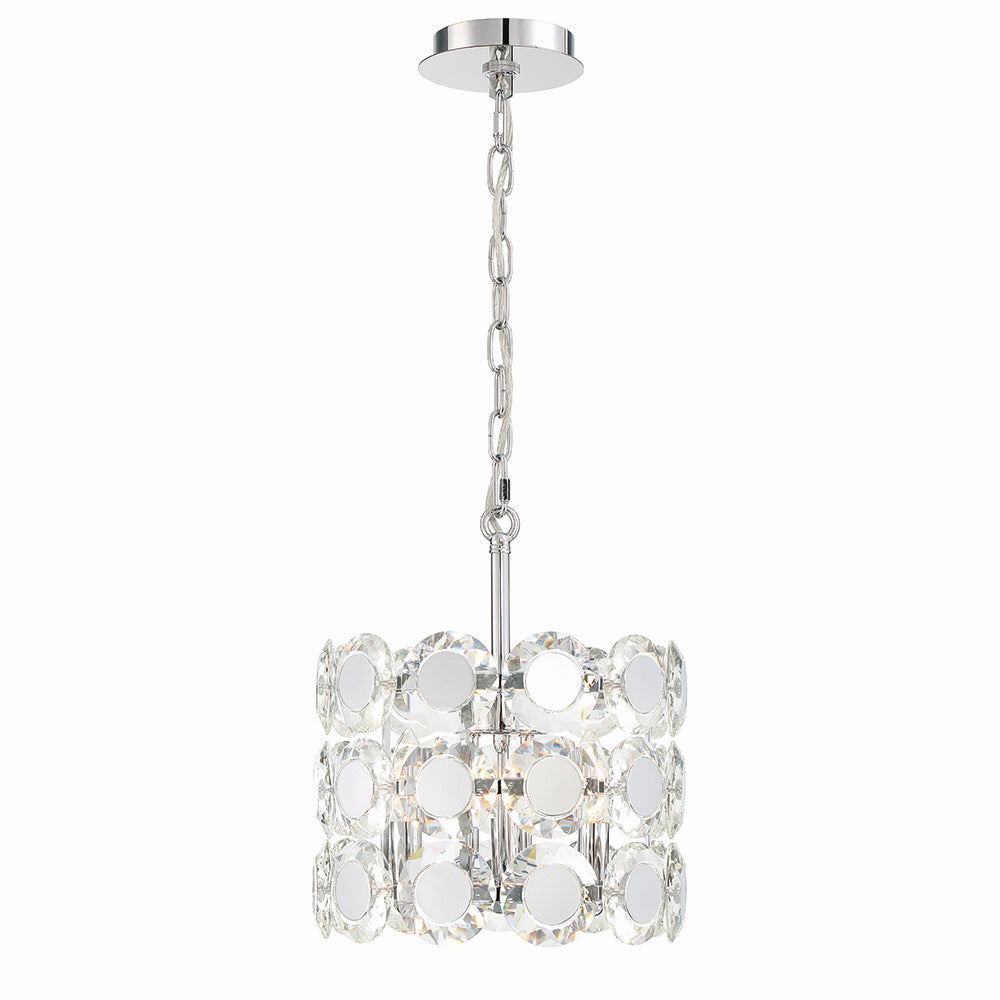 Eurofase Canada - PERRENE-CHD-3LT-14IN-CHR-CL - PERRENE - Chrome- Union Lighting Luminaires Decor