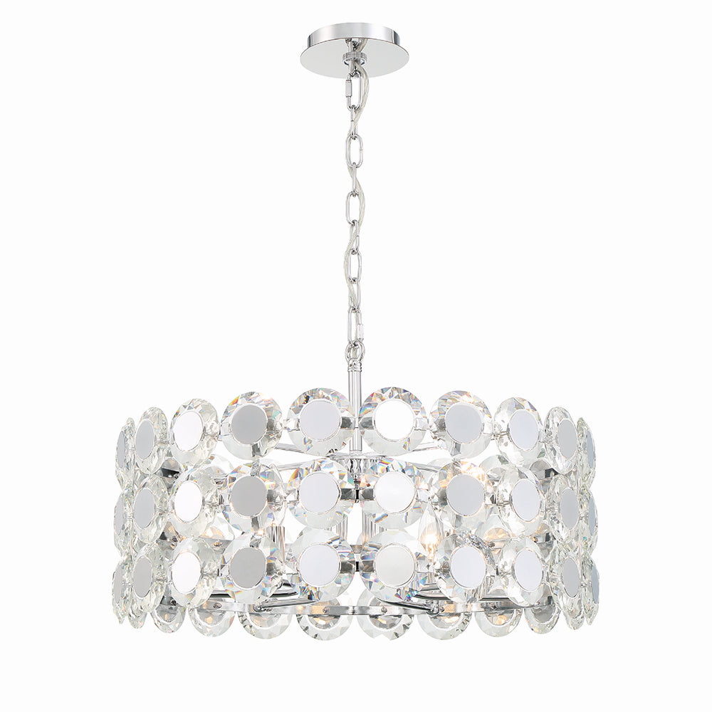 Eurofase Canada - PERRENE-CHD-6LT-23IN-CHR-CL - PERRENE - Chrome- Union Lighting Luminaires Decor