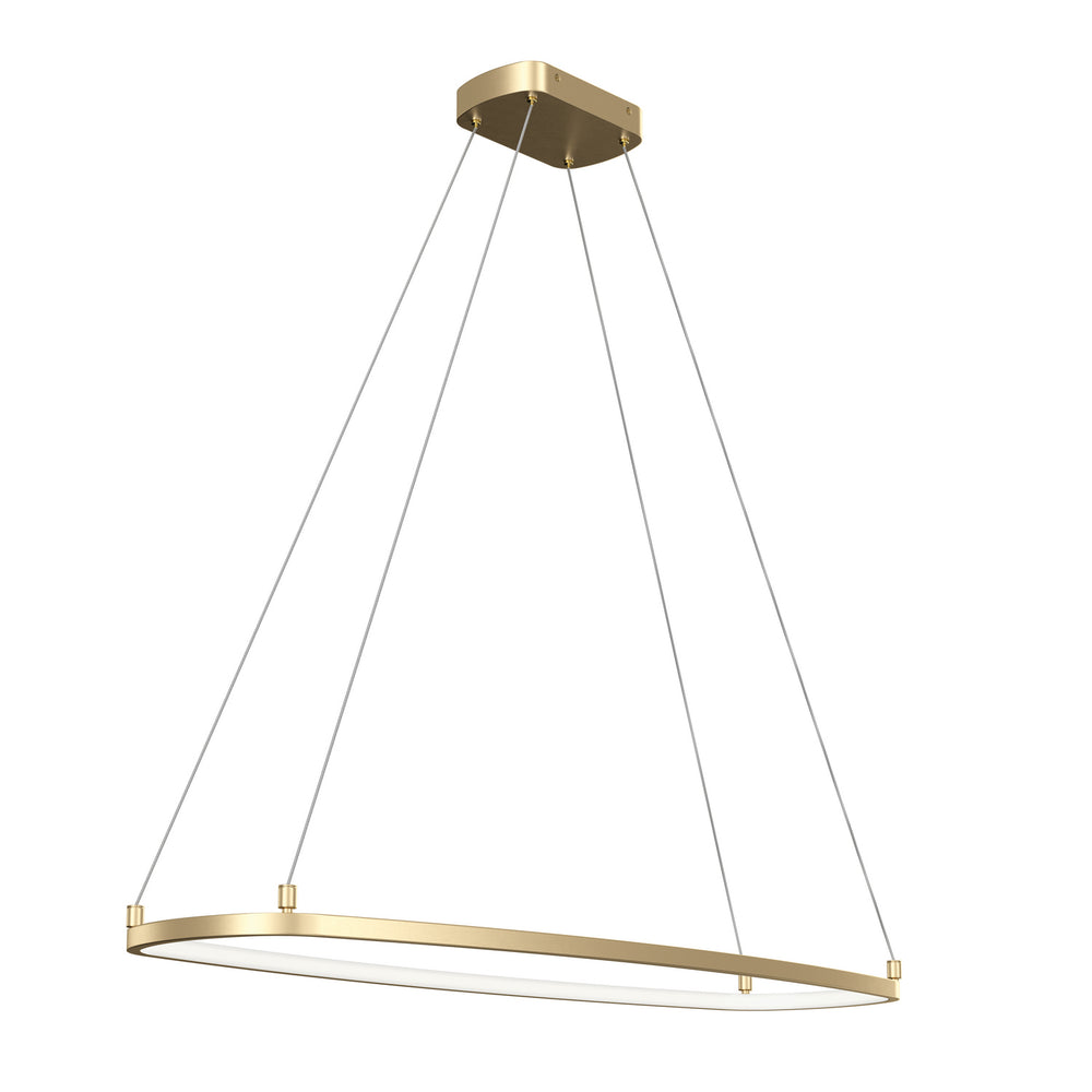 Kichler Canada - LED Chandelier - Koloa - Champagne Gold- Union Lighting Luminaires Decor