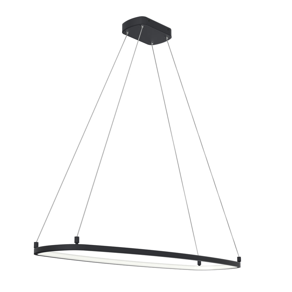 Kichler Canada - LED Chandelier - Koloa - Matte Black- Union Lighting Luminaires Decor