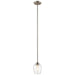Kichler Canada - One Light Mini Pendant - Valserrano - Brushed Nickel- Union Lighting Luminaires Decor