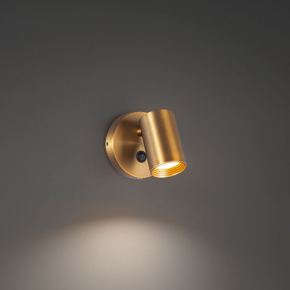 W.A.C. Canada - LED Swing Arm - Kepler - Aged Brass- Union Lighting Luminaires Decor
