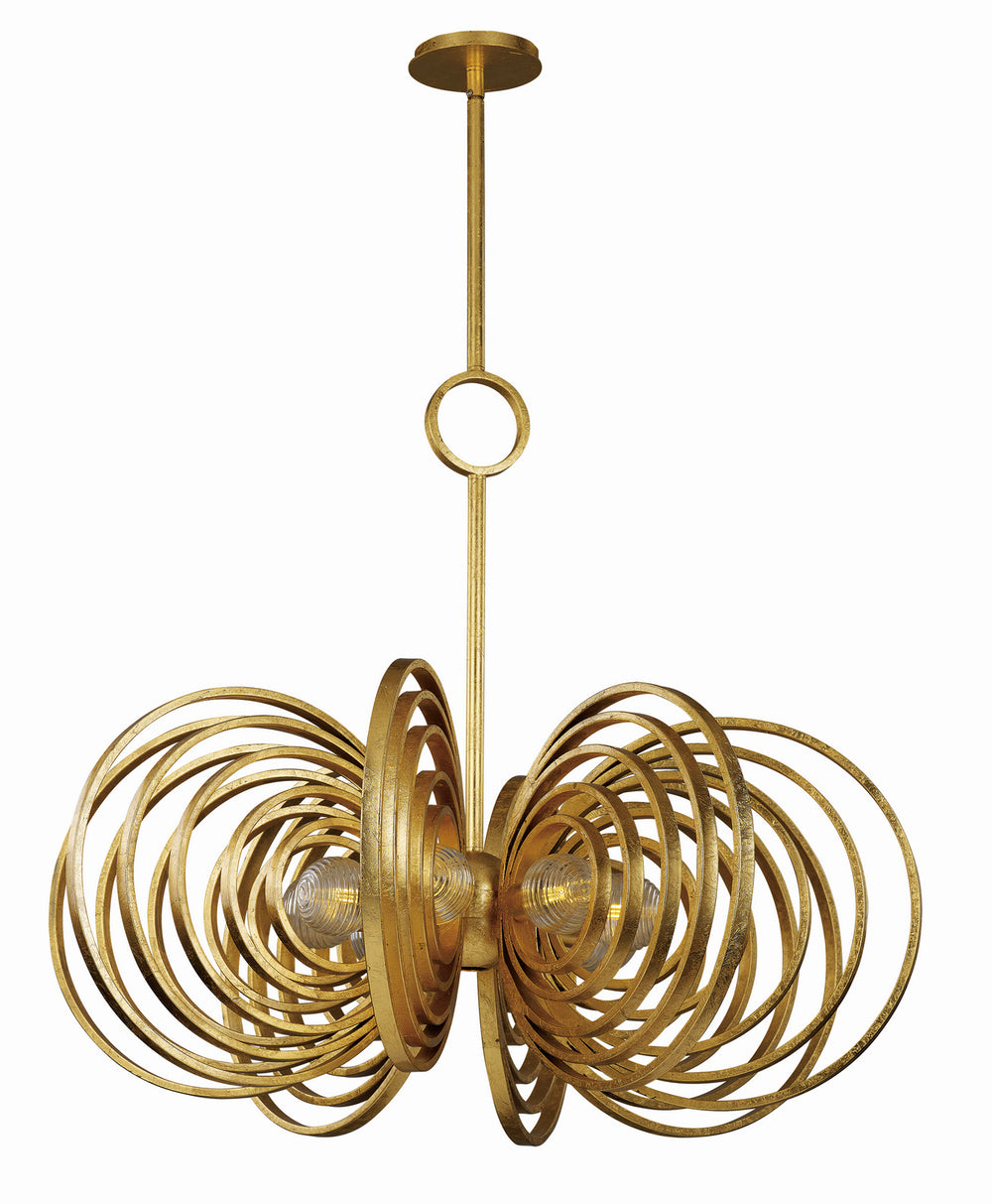 Studio M - LED Pendant - Frequency - Gold Leaf- Union Lighting Luminaires Decor