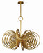 Studio M - LED Pendant - Frequency - Gold Leaf- Union Lighting Luminaires Decor