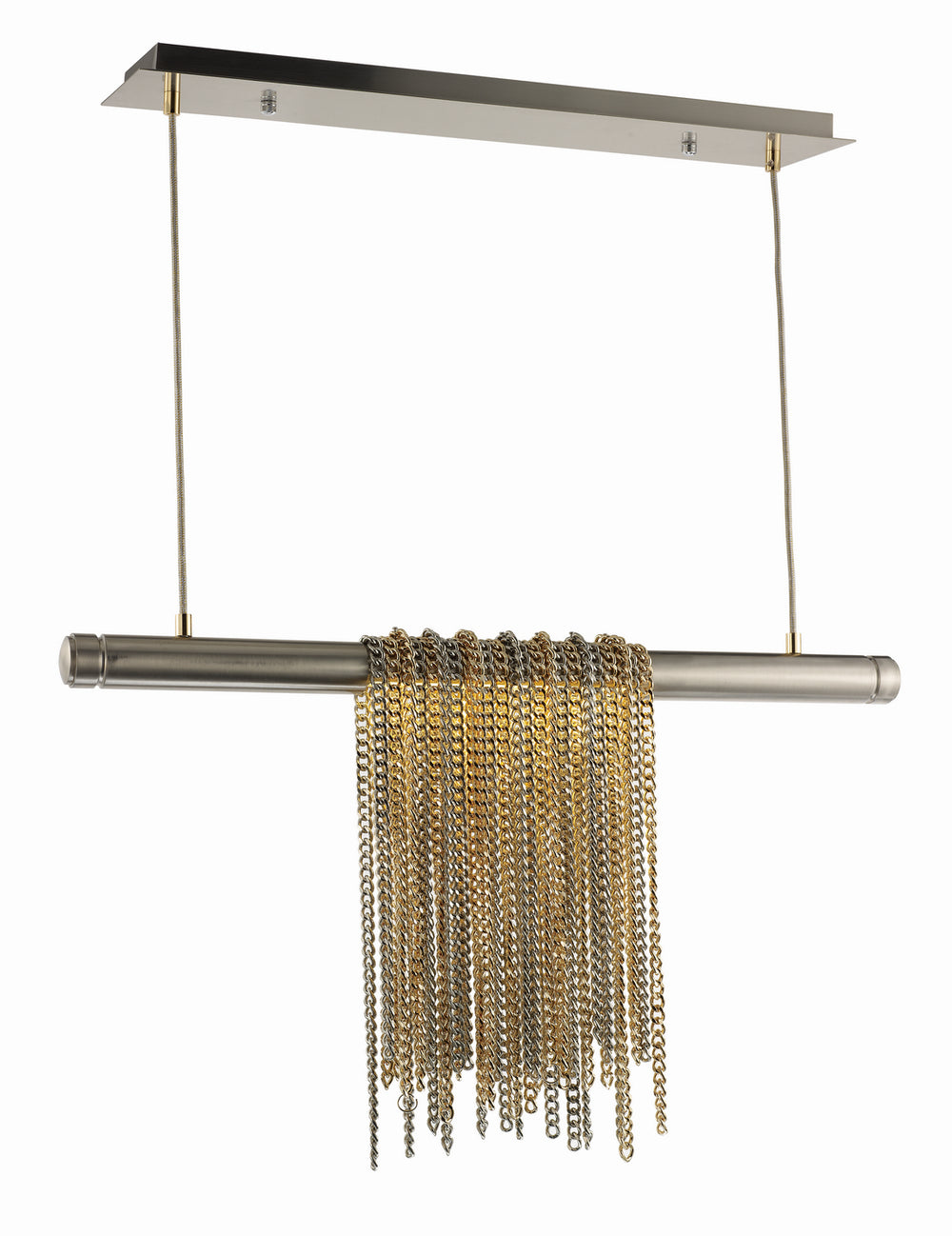 Studio M - LED Pendant - Trapeze - Satin Nickel- Union Lighting Luminaires Decor