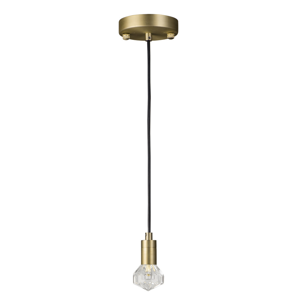 Studio M - LED Pendant - Norma Jeane - Satin Brass- Union Lighting Luminaires Decor