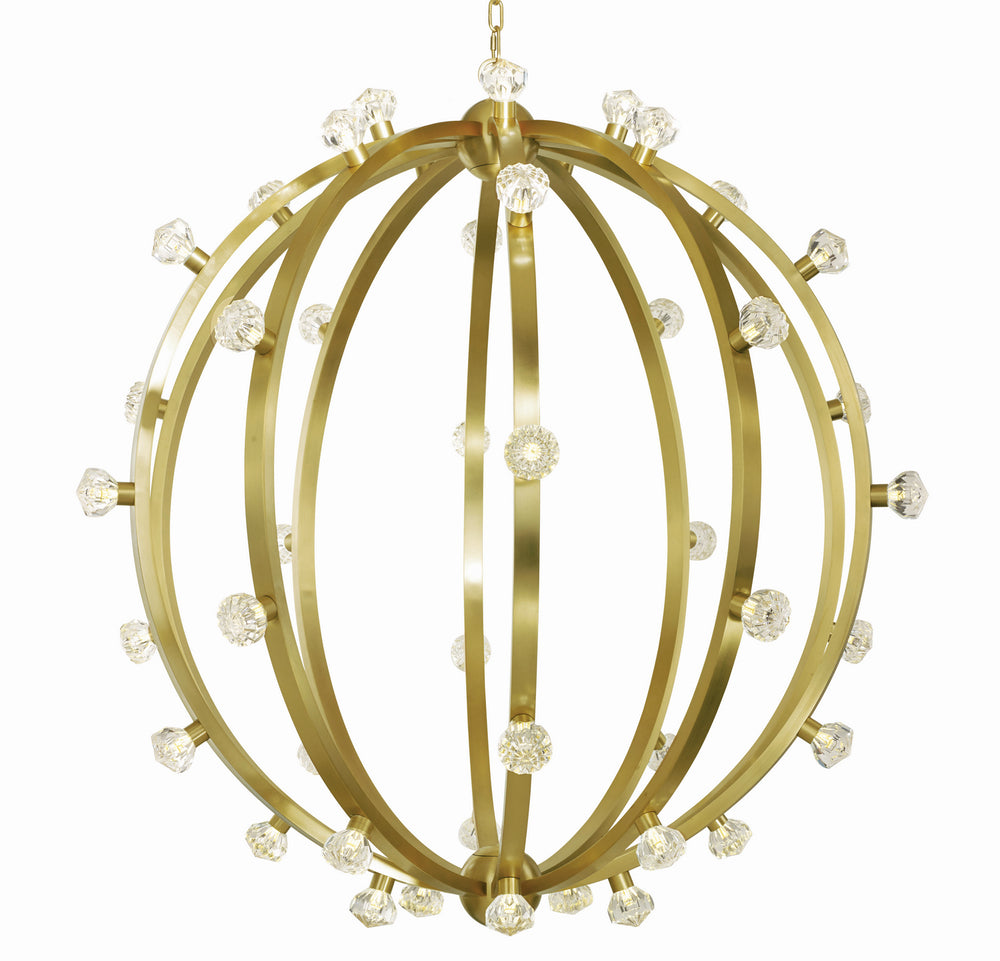 Studio M - LED Pendant - Norma Jeane - Satin Brass- Union Lighting Luminaires Decor