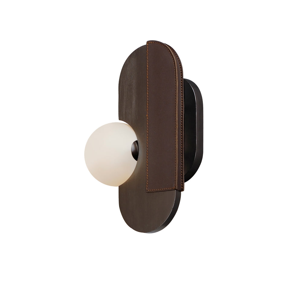 Studio M - LED Wall Sconce - Stitched - Brushed Bronze- Union Lighting Luminaires Decor