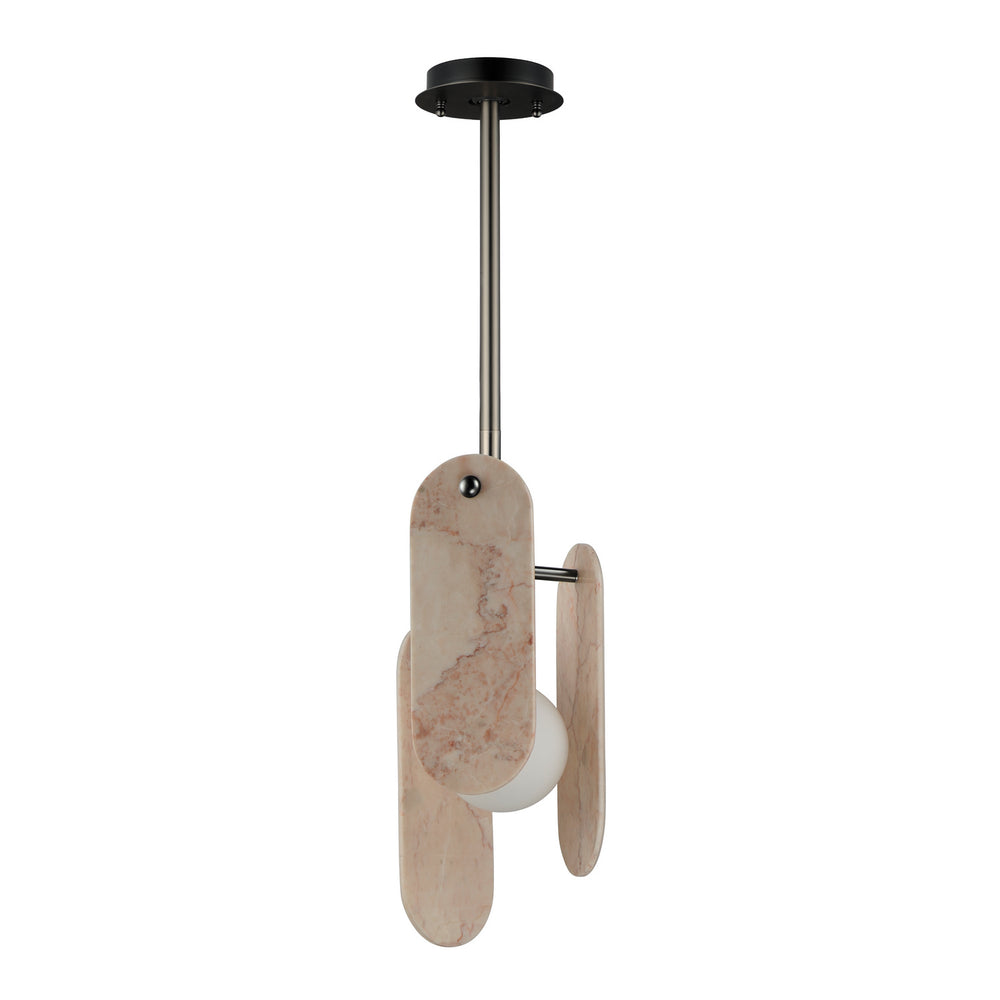 Studio M - LED Pendant - Megalith - Stone - Gunmetal- Union Lighting Luminaires Decor