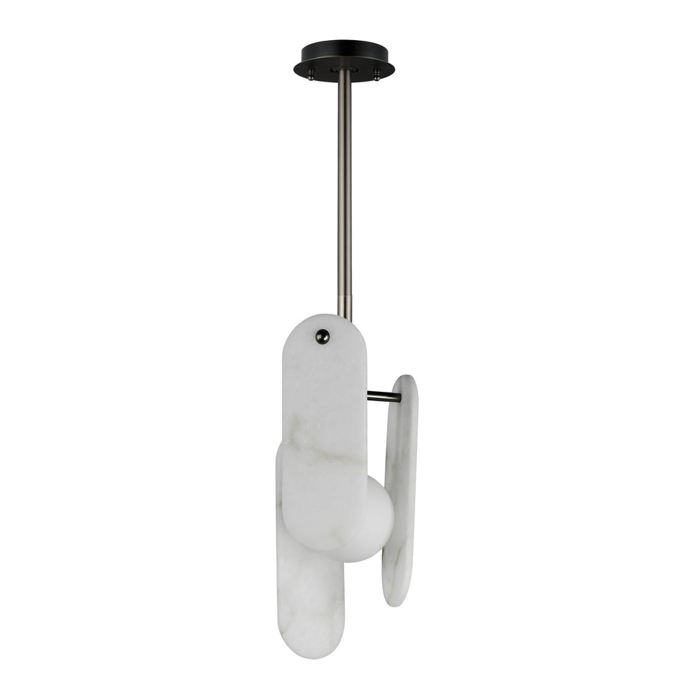 Studio M - LED Pendant - Megalith - Stone - Gunmetal- Union Lighting Luminaires Decor