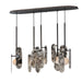 Studio M - LED Pendant - Megalith - Stone - Gunmetal- Union Lighting Luminaires Decor
