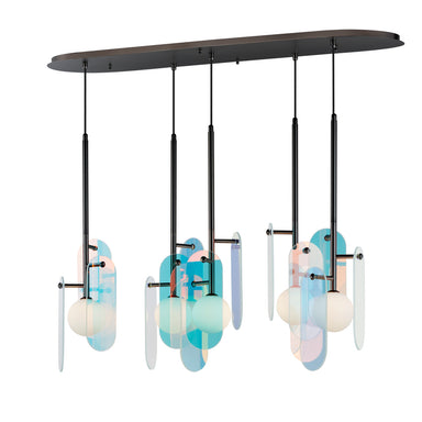 Studio M - LED Pendant - Megalith - Glass - Gunmetal- Union Lighting Luminaires Decor